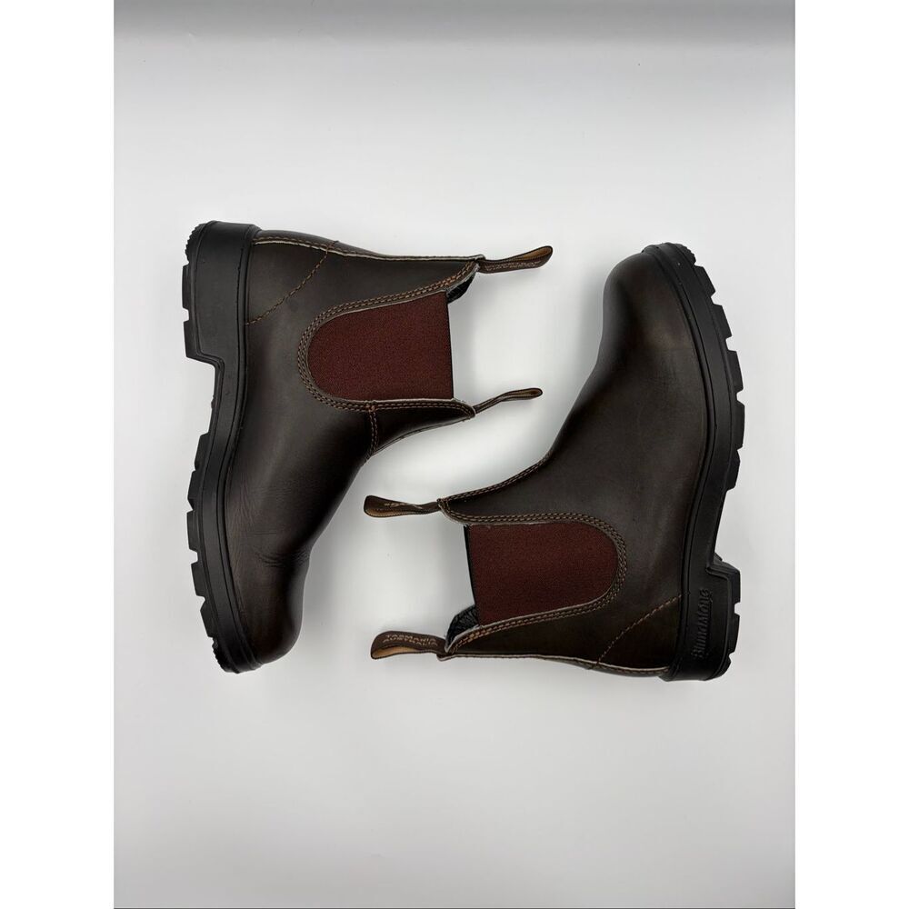 BLUNDSTONE Women’s Originals #500 Chelsea Boot in Stout Brown Size 4.5/US 7.5 - Picture 3 of 13